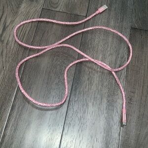 Powertek Type-C Fast Charger Cable with sparkly rhinestones